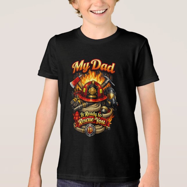 T-shirt En Tri-matière Pompier (2) (Recto)
