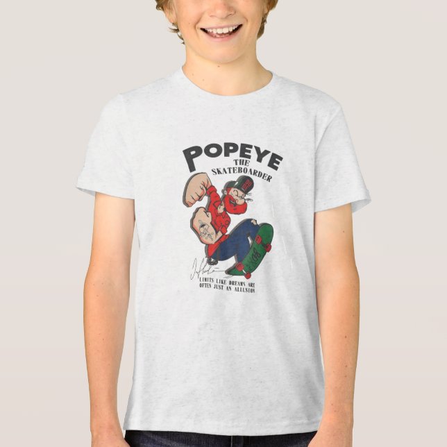 T-shirt En Tri-matière Popeye The Skateboarder (Recto)