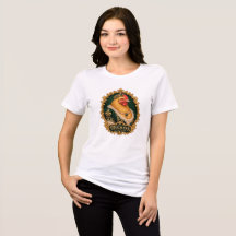 Portrait de poule Duchesse Buff Orpington vintage