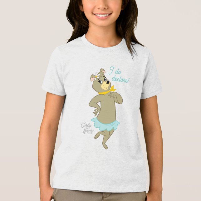 T-shirt En Tri-matière Pose Joueuse de Cindy Bear (Recto)