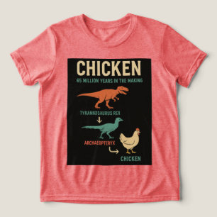 T-shirt En Tri-matière Poulet : 65 millions d'années dans la fabrication