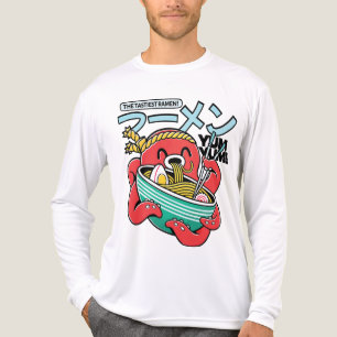 T-shirt En Tri-matière Poulpe Ramen le plus savoureux – Kawaii nouilles j