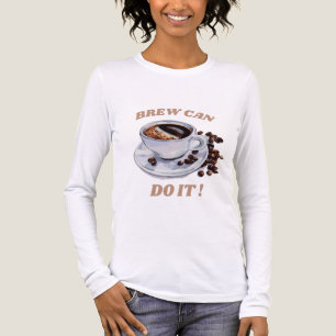 T-shirt En Tri-matière Poupée à café Poupée cadeau