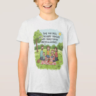 T-shirt En Tri-matière Pour toujours dans nos coeurs Famille Tee