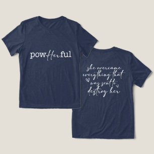 T-shirt En Tri-matière PowHERful