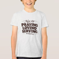 Pray Love Serve Chemise - Upliffing Christian Fait