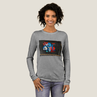 T-SHIRT EN TRI-MATIÈRE PRAYAYAYAY