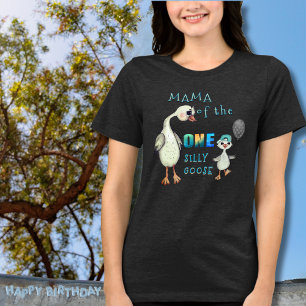 T-shirt En Tri-matière Premier Anniversaire - Maman de l'Oie unique