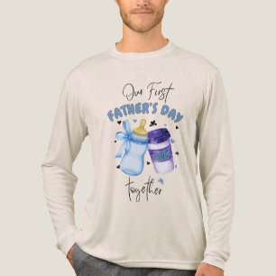 T-shirt En Tri-matière Première fête des pères ensemble tenue assortie /