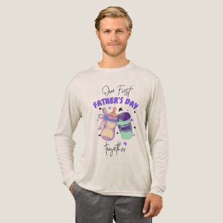 T-shirt En Tri-matière Première fête des pères ensemble tenue assortie Vi