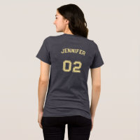 Premium Soft Player Nom Jersey Numéro Femme