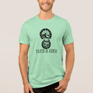 T-shirt En Tri-matière Prends une Randonnée, Chaussure de Randonnée Extér