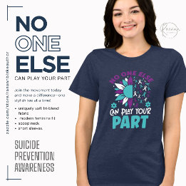 T-shirt En Tri-matière Prévention de la sensibilisation au suicide de per