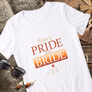 T-shirt En Tri-matière Pride of the Bride Safari Bachelorette ID1158