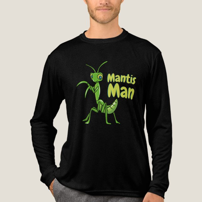 T-shirt En Tri-matière Prière Mantis Man Green Garden Insect (Recto)