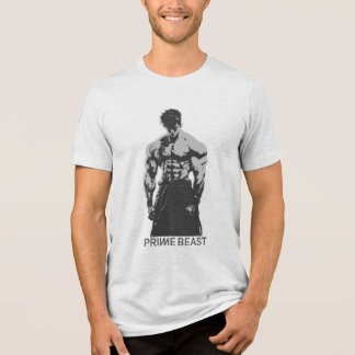 T-shirt En Tri-matière Prime Beast Gym Shirt Anime Bodybuilder Aesthetic