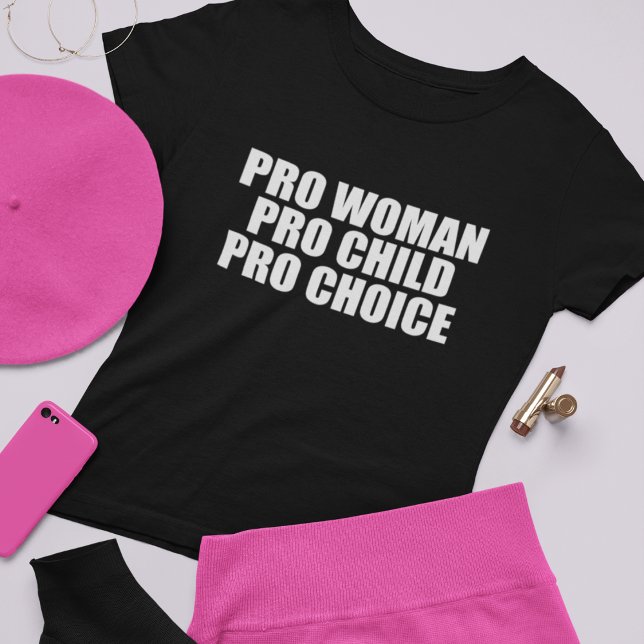 T-shirt En Tri-matière Pro Femme Enfant Pro Choice Femmes (Créateur téléchargé)