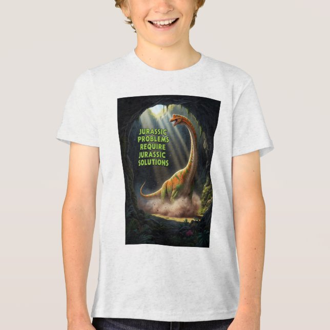 T-shirt En Tri-matière Problèmes jurassiques (Recto)