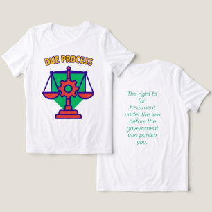 T-shirt En Tri-matière Procédure à suivre : Justice en équilibre