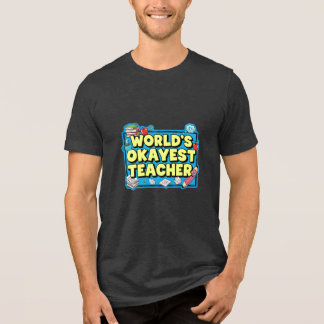 T-shirt En Tri-matière Prof le Plus Moyen du Monde