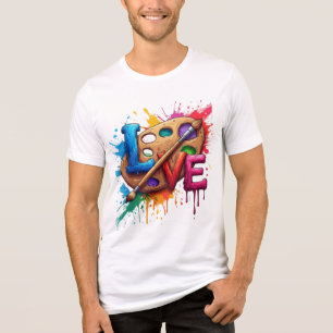 T-shirt En Tri-matière Professeur d'art de conception de sublimation d'ar