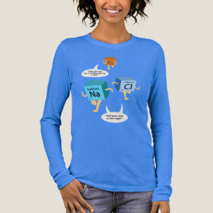 T-shirt En Tri-matière Professeur de science Chimie Éléments chimiques Bl
