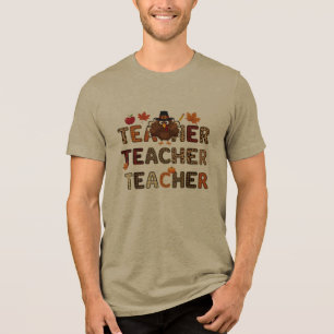 T-shirt En Tri-matière Professeur de Thanksgiving