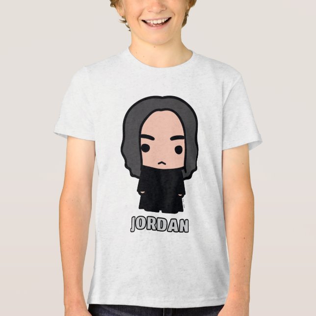 T-shirt En Tri-matière Professor Snape Cartoon Character Art (Recto)