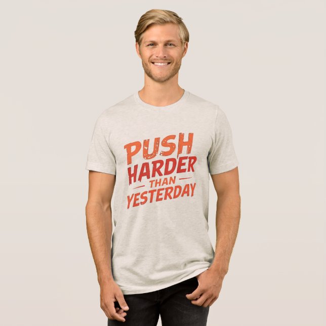 T-shirt En Tri-matière Progrès inlassables (Recto plein)