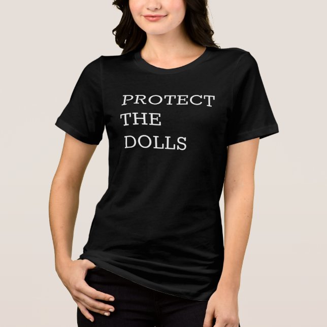 T-shirt En Tri-matière Protégez Les Poupées-71833 (Recto)