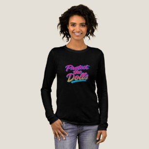 T-shirt En Tri-matière Protégez les poupées Neon Retro Art