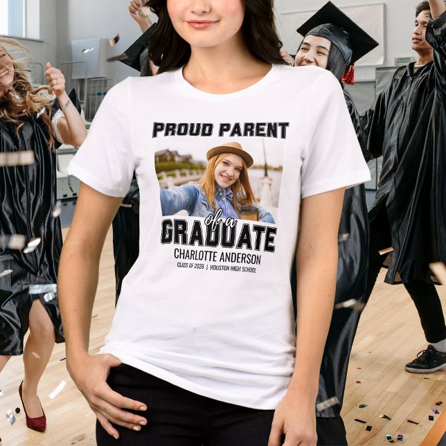 T-shirt En Tri-matière Proud Parent Of A Graduate Graduation  (Créateur téléchargé)