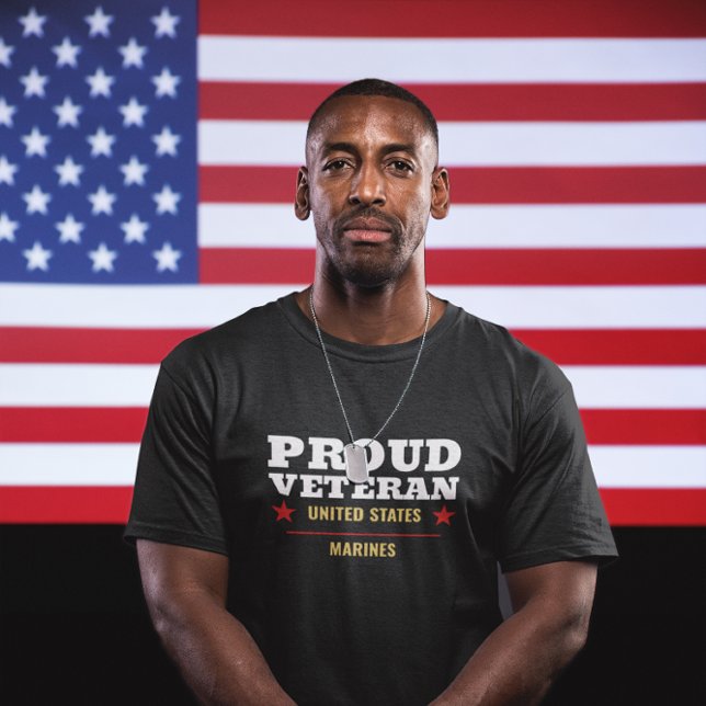 T-shirt En Tri-matière Proud U.S. Marines Veteran Military Pride (Créateur téléchargé)