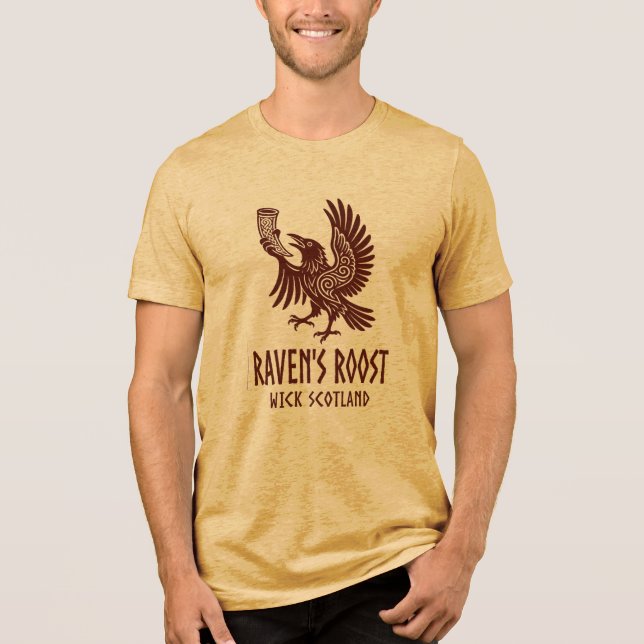 T-shirt En Tri-matière Pub Raven's Roost Wick Écosse (Recto)