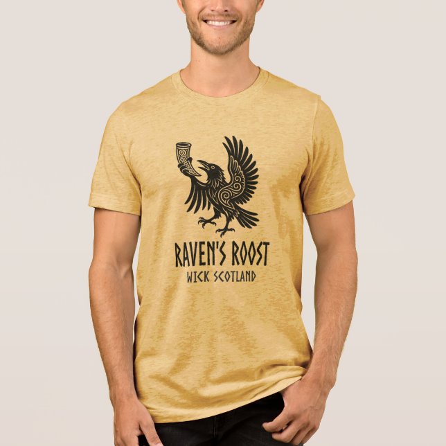 T-shirt En Tri-matière Pub Raven's Roost Wick Écosse (Recto)