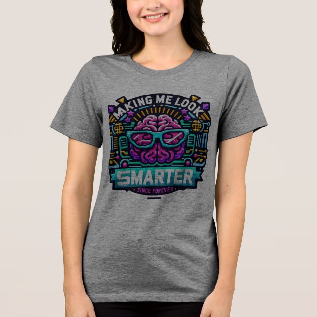 T-shirt En Tri-matière Puissance cérébrale (Recto)