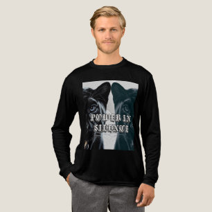 T-shirt En Tri-matière Puissance de Jaguar noir dans le silence – Sauvage