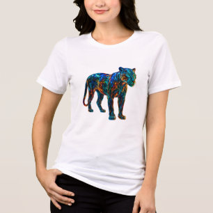 T-shirt En Tri-matière Puissant Panther Art