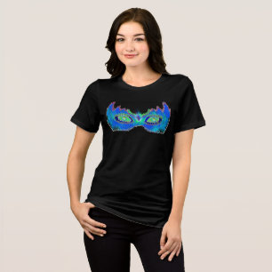 T-shirt En Tri-matière Purim פּוּרִים Masque de Vashti couronne futuriste