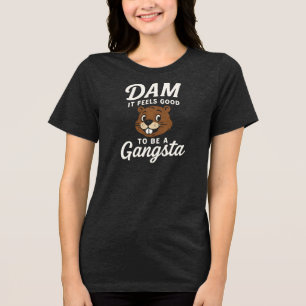 T-shirt En Tri-matière PUTAIN ÇA FAIT DU BIEN Gangsta