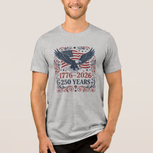 T-shirt En Tri-matière Pygargue à tête blanche 250 ans de liberté