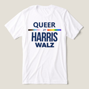 T-shirt En Tri-matière Queer pour Harris Walz