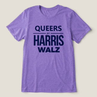 T-shirt En Tri-matière Queers pour Harris Walz