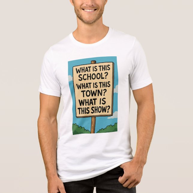 T-shirt En Tri-matière Qu'est-ce que c'est que cette émission?! (Recto)