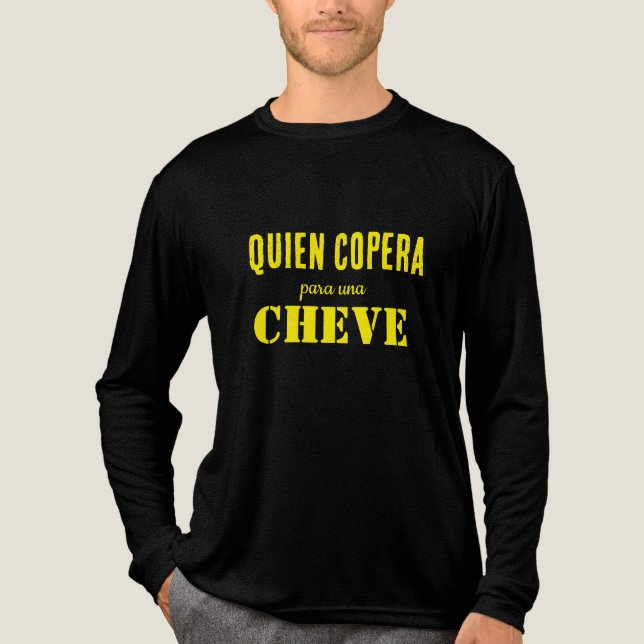 T-shirt En Tri-matière quien copera para una cheve (Recto)