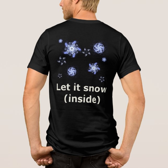 T-shirt En Tri-matière Qu'il neige (Verso)
