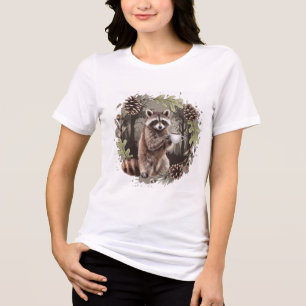 T-shirt En Tri-matière Raccoon avec café
