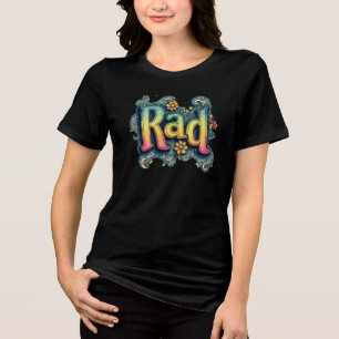 T-shirt En Tri-matière Rad esthétique psychédélique groovy des années 70