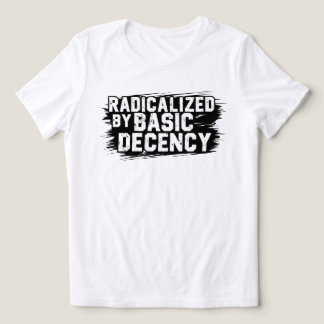 T-shirt En Tri-matière Radicalisé Par La Citation De Décence De Base
