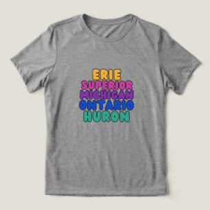 T-shirt En Tri-matière Rafraîchisseur de bière Michigan Great Lakes texte